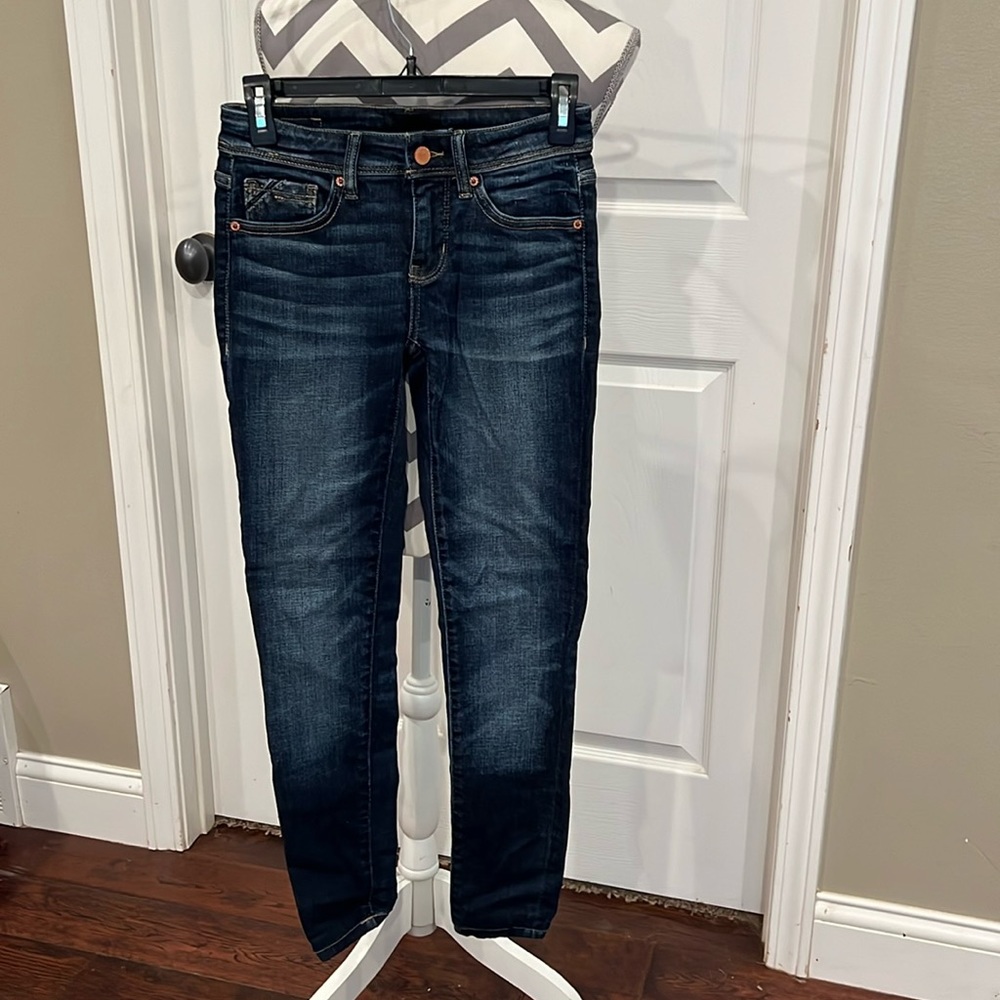 Buckle Black Skinny Jeans Size 23x32